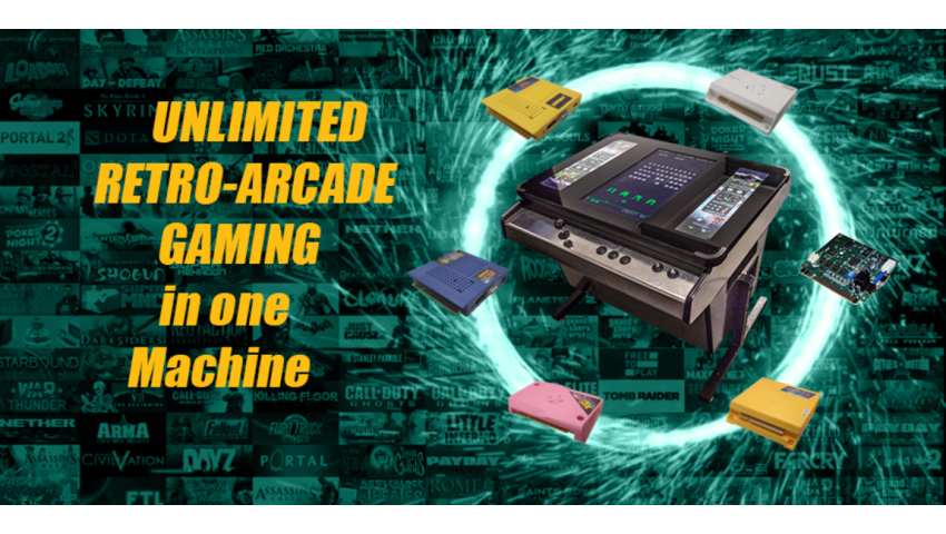 Supports Vertical JAMMA Boards