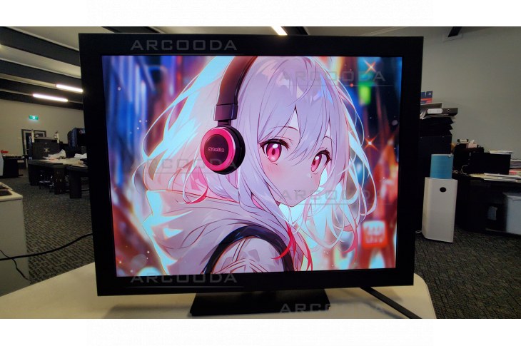 26inch 4:3 ratio LCD Monitor with digital art