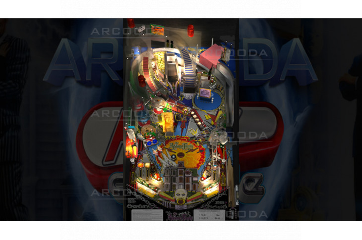 Addams Family Virtual Pinball with Kinect 3D