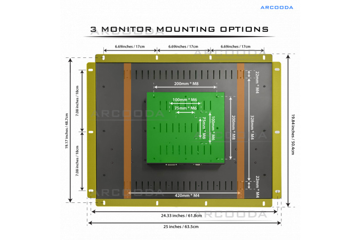 Arcooda Monitor Mounting Options