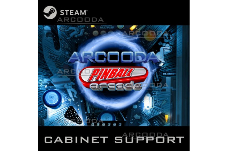 Arcooda Pinball Arcade Steam Cabinet Support