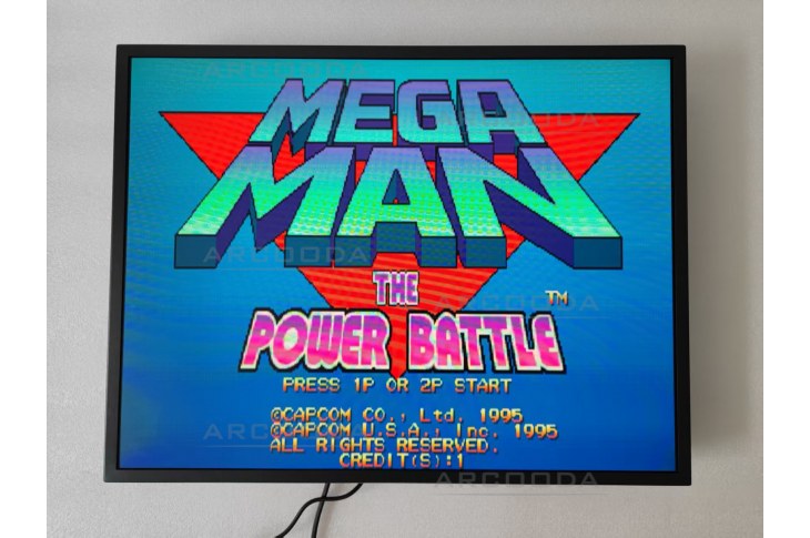 Megaman Arcade Game Board on 29inch 4:3 Monitor