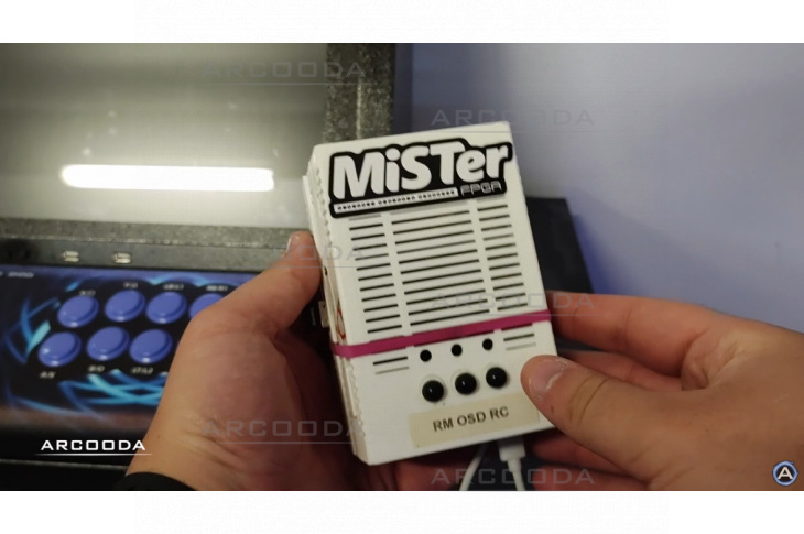 MiSTer FPGA on Tempest Arcade Machine