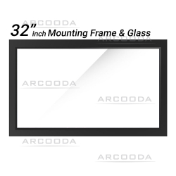 32 inch Monitor Frame with Glass (No Monitor)
