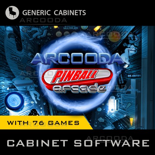 Arcooda Pinball Arcade Generic Cabinet Software (including 76 Games)