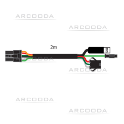 Pedal Assembly Cable with Switch LED and USB Plug 200cm