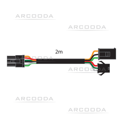 Pedal Assembly Cable with Switch and LED Plug 200cm