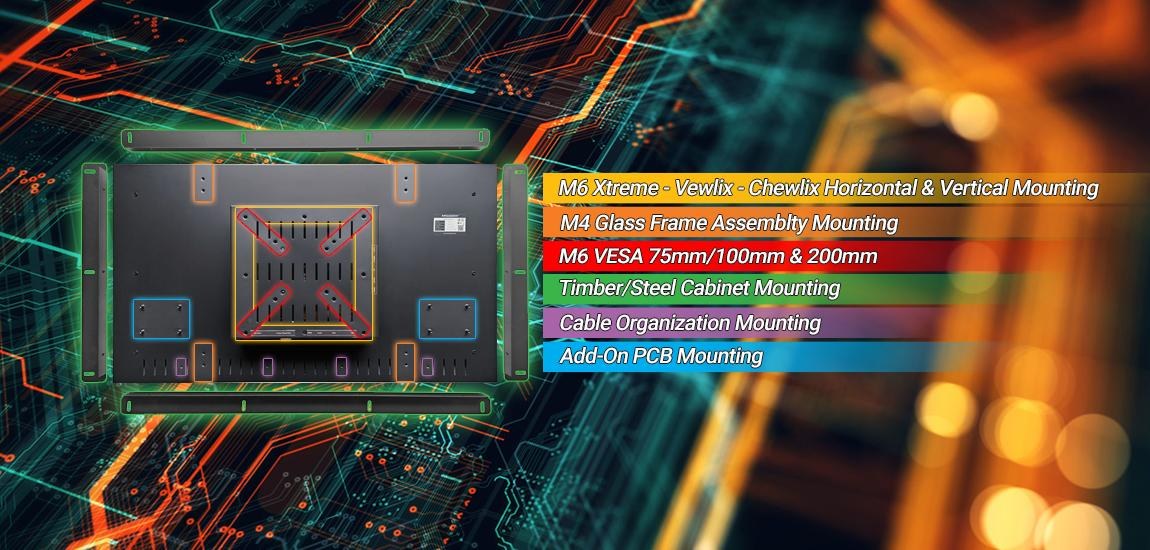 Widest Mounting Options