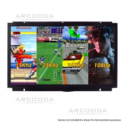 23.8 inch Arcooda Touchscreen Arcade Monitor - Supported Resolutions