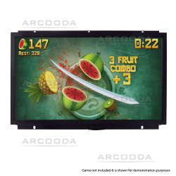 23.8 inch Arcooda Touchscreen Arcade Monitor - Touch Gameplay 