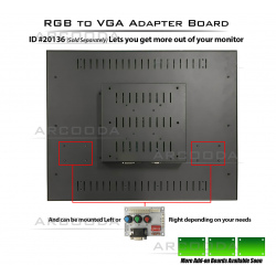 26 inch Arcooda 4:3 Ratio LCD Monitor - RGB Add-on Board 