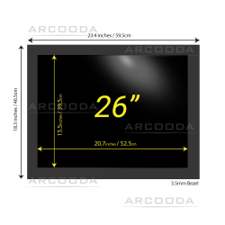 26 inch Arcooda 4:3 Ratio LCD Monitor - Viewing Size