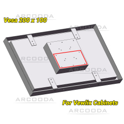 All-in-One 32Inch Monitor and Mounting Frame Bundle - Vewlix Vesa 200x100