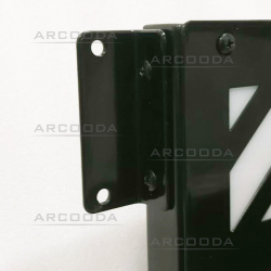Arcooda Black Foot Pedal Assembly Mounting Bracket - Mounted