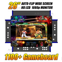 Arcooda Deluxe Multiside Cocktail Table Screen and Gameboard