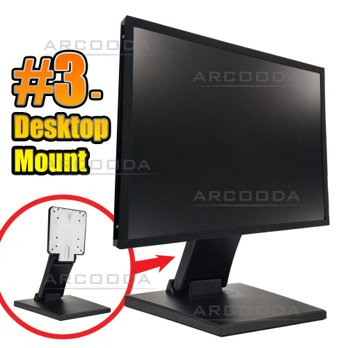 Desktop Mount Compatible (mount sold separately)