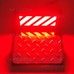 Gun Pedal Assembly for Arcooda Machines - Red Lighting