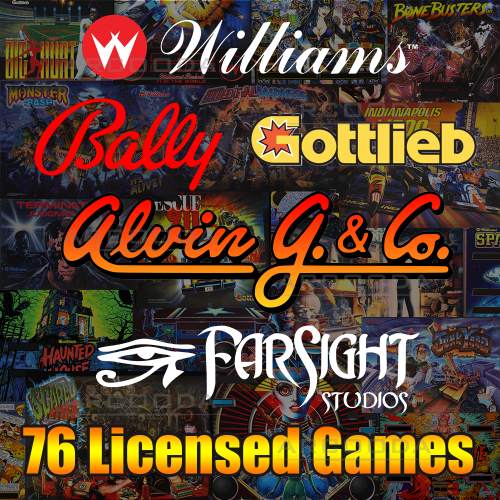Pinball Arcade Full 76 Licensed Games