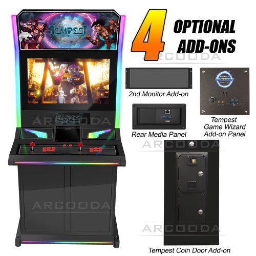 Tempest Arcade machine add on panels