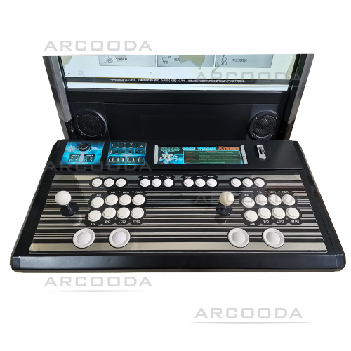 Top Control Panel Multi Insert Instruction Panel for Game Wizard Xtreme - Installed