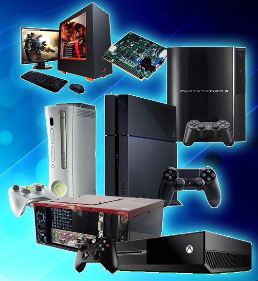 Consoles Comptaible with Xtreme Game Wizard Arcade Machine, Arcooda