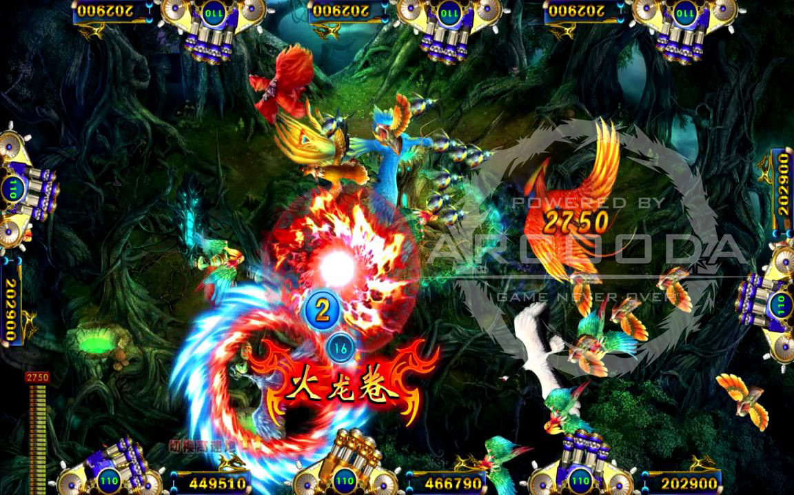 Mystic Dragon 2 - 6 player Fire Dragon