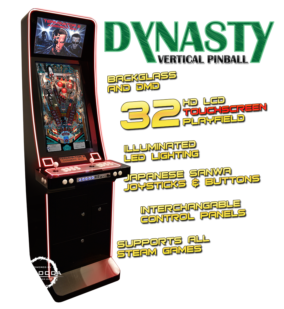 Arcooda-Dynasty-Vertical-Pinball