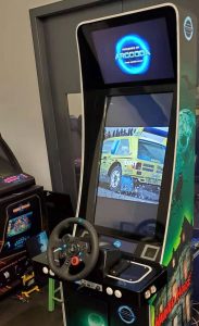 Driving Control Panel on the Dynasty Pinball Machine
